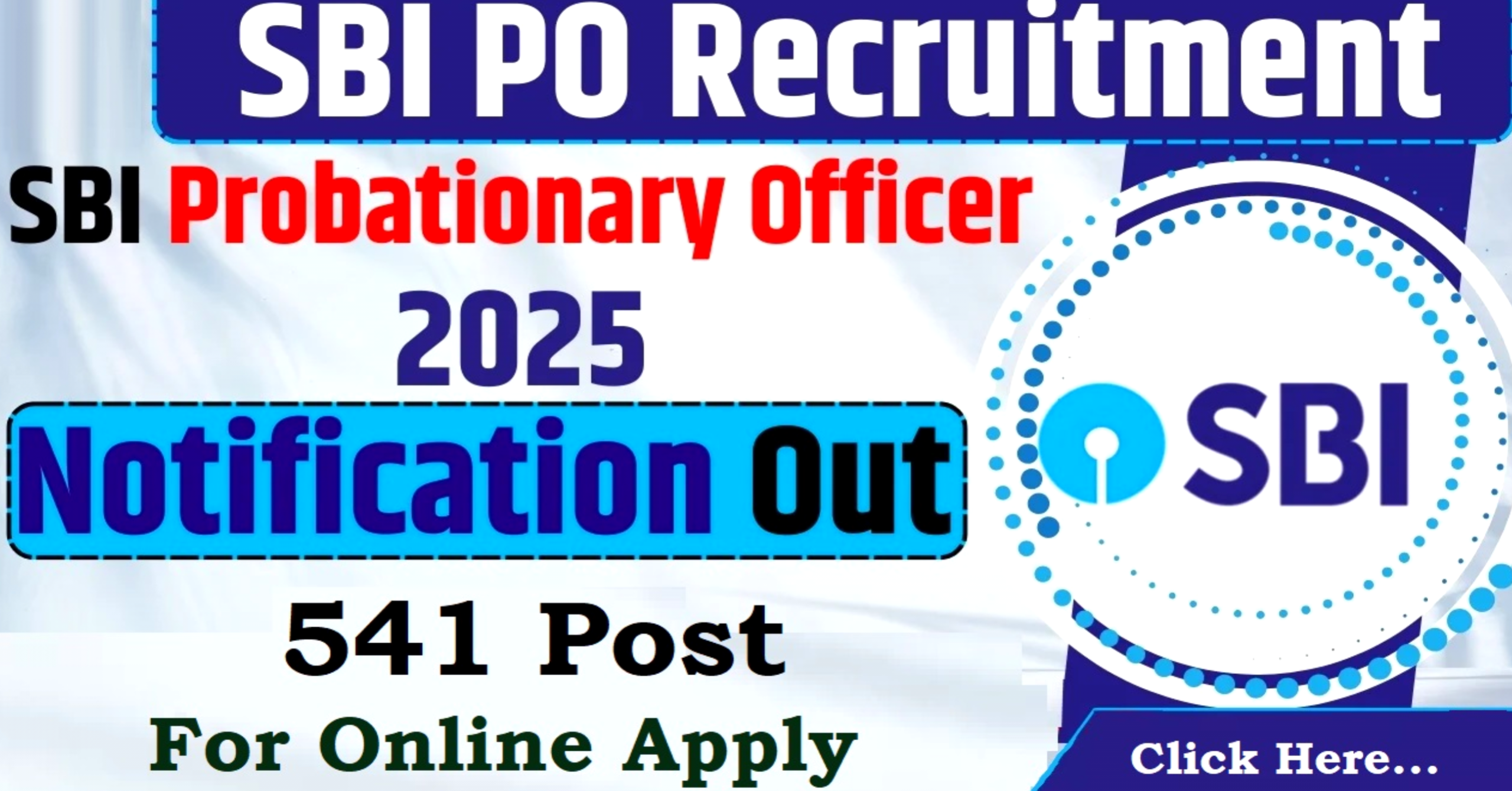 SBI PO Recruitment 2025